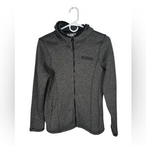 KUIU Base Camp Hooded Sweater, Gray, Size L